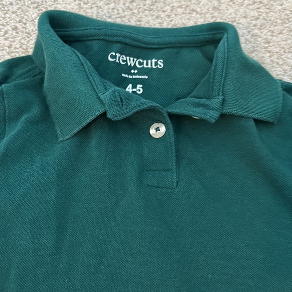 J.Crew Crewcuts Green Polo Shirt, 4-5t. - Picture 5 of 7